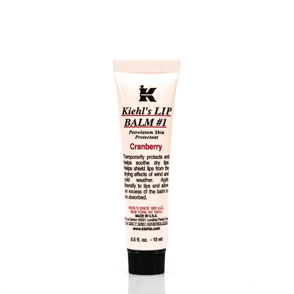 Kiehls Scented Lip Balm #1 - Cranberry 0.5oz (15ml) Doctor D. Schwab Charcoal Mask With Tea Tree Oil, 1.65 Oz